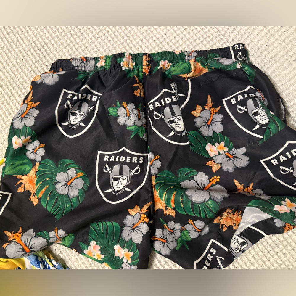 NFL Team Apparel Black and Green Shorts